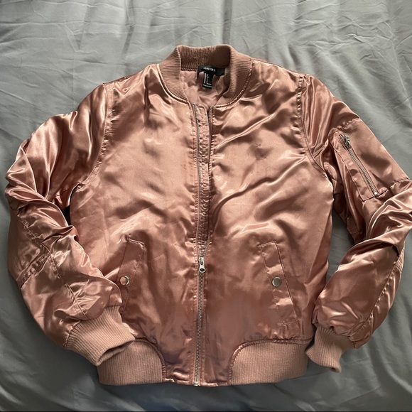 Pink Bomber Jacket - Picture 2 of 6